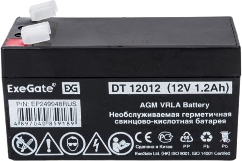  ExeGate EP249948RUS DT 12012/EXG12012 (12V 1.2Ah),  F1