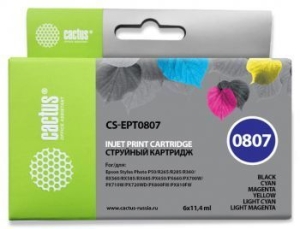   Cactus CS-EPT0807   Epson Stylus Photo P50 (11,4ml)  6 
