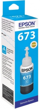 Чернила Epson 673 EcoTank Ink Cyan