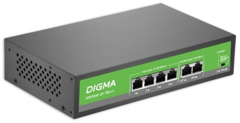  Digma DSP204F-2F-T80 DSP204F-2F-T80 V1 (L2) 6x100/ 4PoE 4PoE+ 80W 