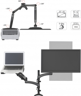   / Cactus CS-VM-LH08-BK  13-27 .8    