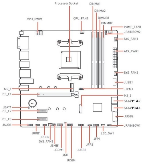   MSI B550M PRO-VDH Socket AM4