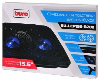  Buro BU-LCP156-B208 15.6355x260x21 2xUSB 2x 80FAN 560  / 