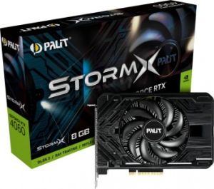  Palit PA-RTX4060 STORMX 8GB 8192Mb 128 GDDR6 1830/17000 HDMIx1 DPx3 HDCP Ret