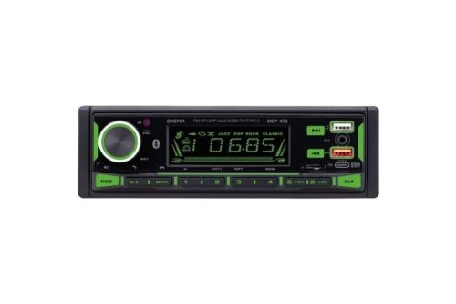  Digma MCP-450 1DIN 4x45 v5.0 USB 2.0 AUX 4 