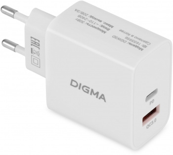  ./. Digma DGW3D 3A PD+QC  (DGW3D0F110WH)