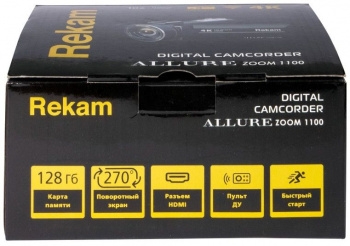  Rekam Allure zoom 1100  10x 3 Touch LCD 4K 125Mb SD+SDHC Flash/Flash