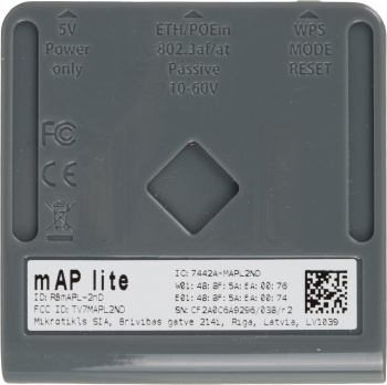   Wi-Fi 2.4GHZ RBMAPL-2ND MIKROTIK