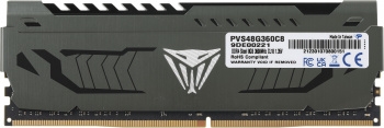   Patriot Viper STEEL 8GB 3600MHz CL18 UDIMM SINGLE   PVS48G360C8