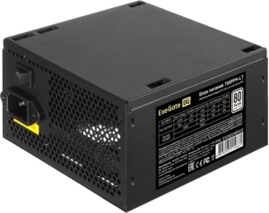   700W ExeGate 700PPH-LT-S, RTL, 80+, ATX, black, APFC, 12cm, 24p, (4+4)p, 5*SATA, 3*IDE