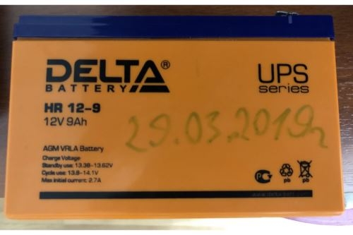  Delta DTM 1209 (12V, 9Ah)