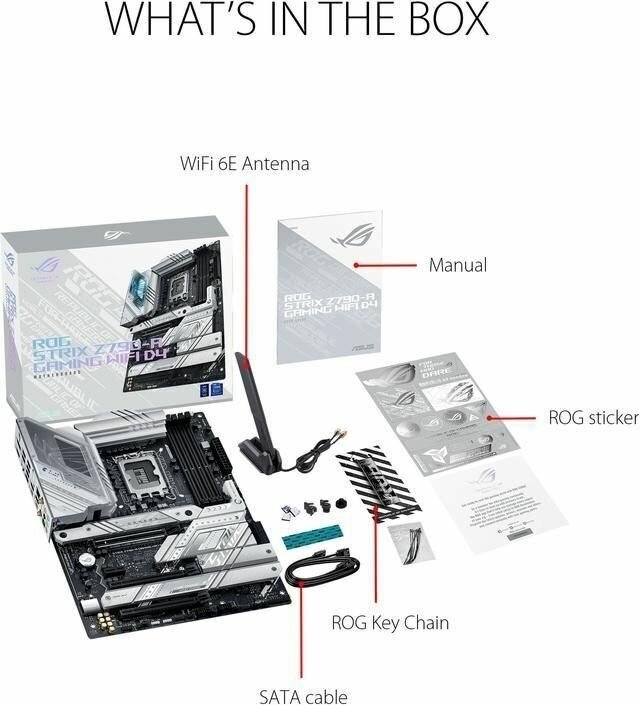   Asus ROG STRIX Z790-A GAMING WIFI D4 LGA1700