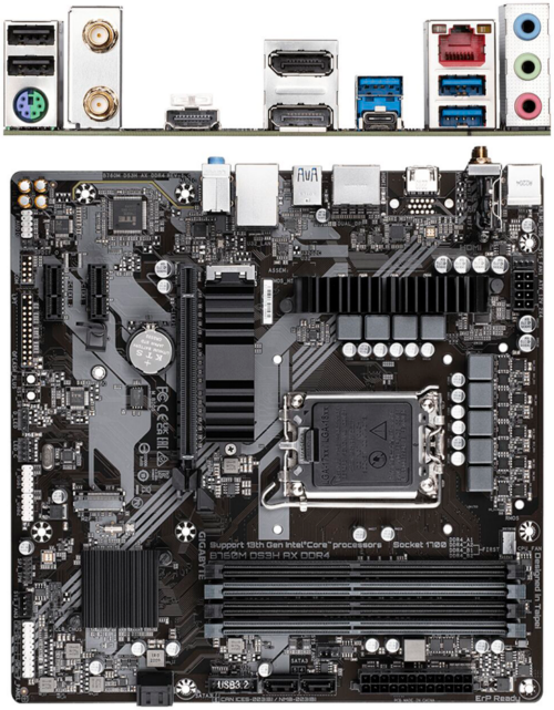   Gigabyte B760M DS3H AX DDR4 LGA1700