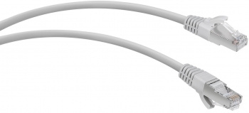 Патч-корд WRline WR-PC-RJ45-FTP-5E-2-GY F/UTP общий экран RJ-45 вил.-вилка RJ-45 кат.5E 2м серый LSZ