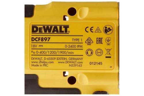  3/4'', 950, / DEWALT 18 XR DCF897N