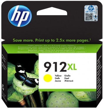 Картридж HP 912XL 3YL83AE струйный желтый увеличенной ёмкости (825 стр)