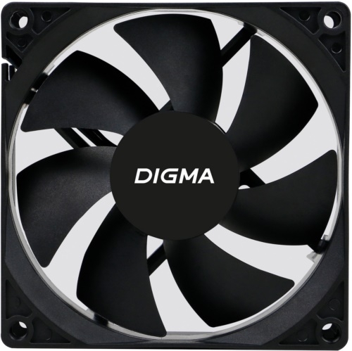  Digma DFAN-90 90x90x25mm 3-pin 4-pin (Molex)23dB 82gr Ret