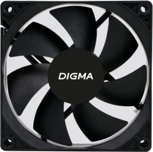  Digma DFAN-90 90x90x25mm 3-pin 4-pin (Molex)23dB 82gr Ret