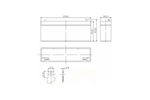  Delta DTM 12022 (12V, 2.2Ah)