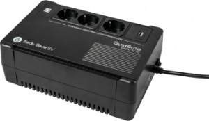  Systeme Electri Back-Save, 800VA/480W, 230V, Line-Interactive, AVR, 3xSchuko, USB charge(type A