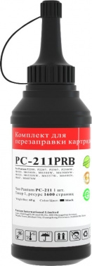 Заправочный комплект Pantum PC-211PRB (тонер 1600стр. + чип для P2200/P2500/P2507/М6500/M6550/M6600N