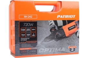  PATRIOT THE ONE RH 242, SDS+, 1.9, 720, 0-2000/, 0-6300/