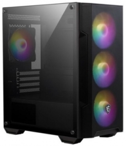  MSI MPG VELOX 100R 2xUSB 3.0, 1xType C, 4x120mm ARGB Fan, ARGB Control Board, Tempered Glass 
