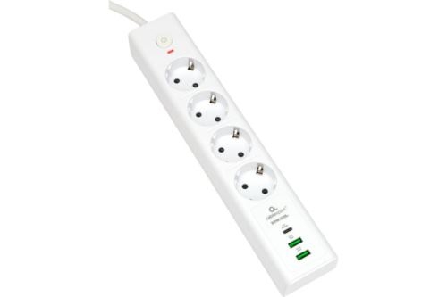   Cablexpert Exnovo EXN-4-CU2-W-2, 4, 16, 1xType-C PD, 30, 2USB, 2, . 4+,