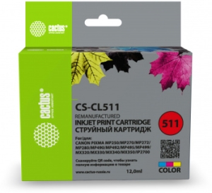   Cactus CS-CL511   Canon MP240 MP250 MP260 MP270 MP480 (9ml)