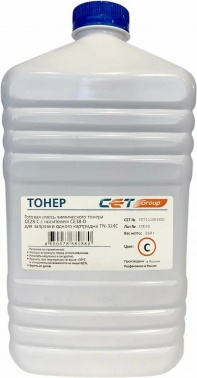 Тонер Cet CE28-C CET111053C500 голубой бутылка 500гр. для принтера KONICA MINOLTA Bizhub C258/308/36