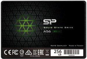 SSD  2.5 Silicon Power 256GB A56  (SATA3, up to 560/530MBs, 3D TLC, Phi