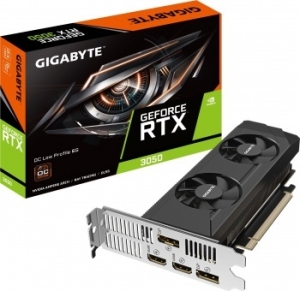  Gigabyte GV-N3050OC-6GL NVIDIA GeForce RTX 3050 6Gb 128bit PCI-E 4.0 GDDR6 1822/14000 HDM