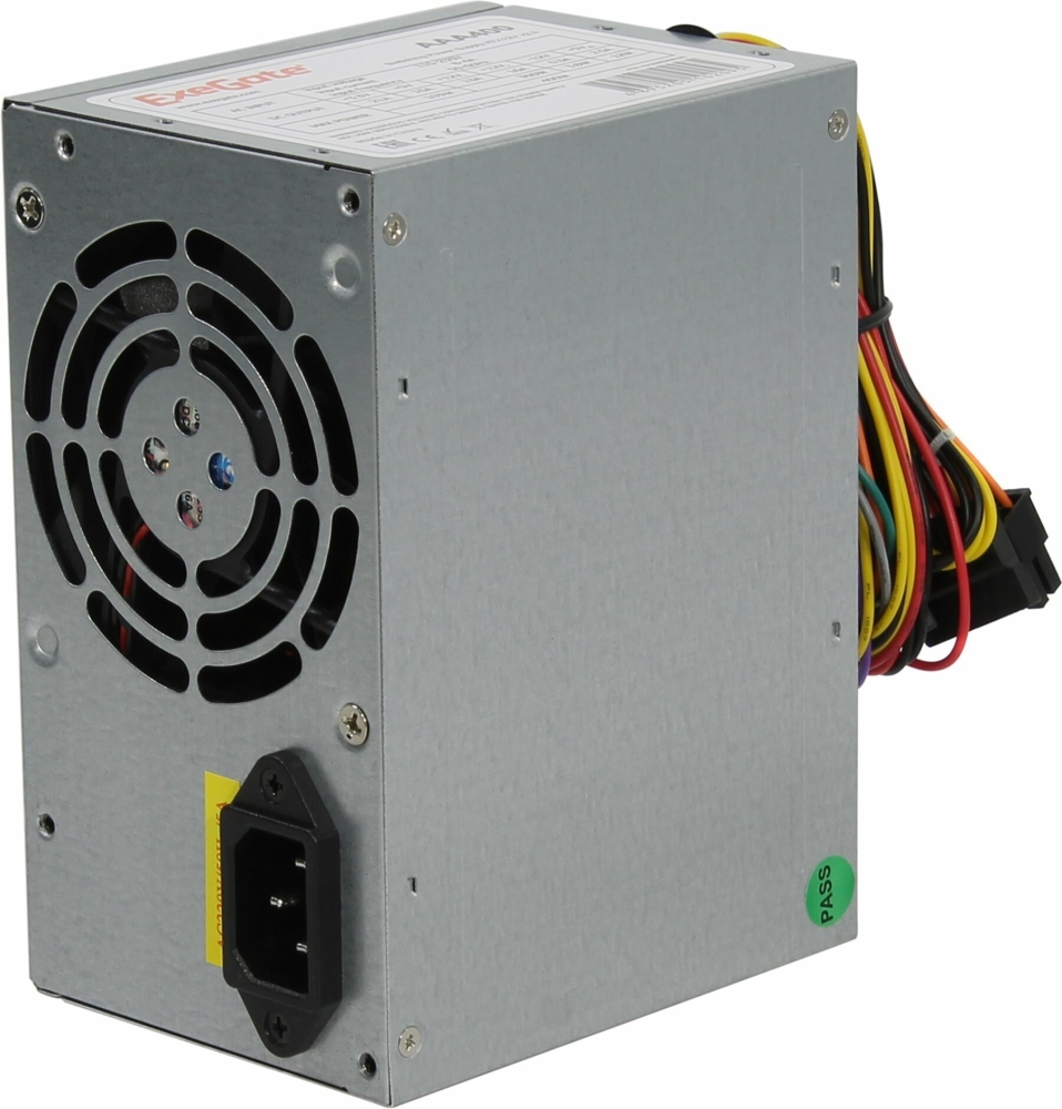   400W Exegate AAA400, ATX, 8cm fan, 24p+4p, 2*SATA, 1*IDE
