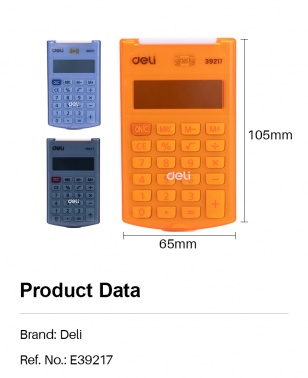   Deli E39217/OR  8-.
