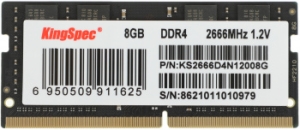  Kingspec 8Gb DDR4 2666MHz SO-DIMM KS2666D4N12008G RTL 204-pin 1.35