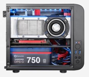  Thermaltake Core V1     miniITX 1x200mm 2xUSB3.0 audio bott PSU