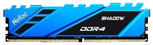  Netac 8Gb DDR4 3200Mhz DIMM PC25600, Shadow NTSDD4P32SP-08B  C16 Blue,  