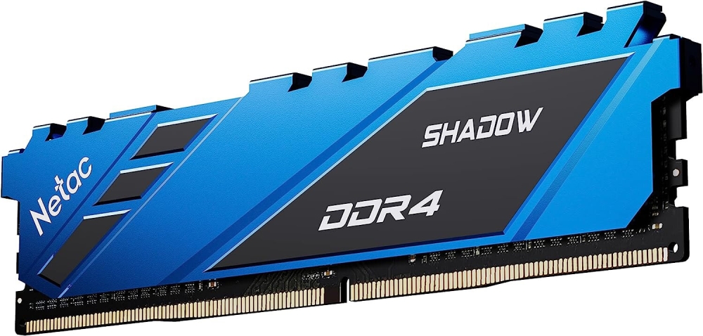  Netac 8Gb DDR4 3200Mhz DIMM PC25600, Shadow NTSDD4P32SP-08B  C16 Blue,  