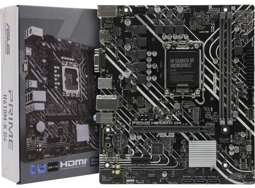   ASUS PRIME H610M-K D4 LGA1700