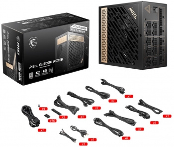   1300W MSI MEG Ai1300P 80+ Platinum Full modularATX 3.0 PCIE5 RTL (306-7ZP4A11-CE0)