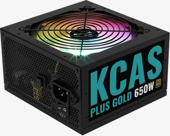   Aerocool ATX 650W Mirage Gold 80+ gold 24+2x(4+4) pin APFC 120mm fan color LED 6xSATA R