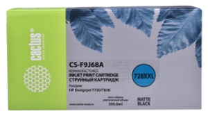   Cactus 728XXL CS-F9J68A   (300)  HP DJ T730/T830