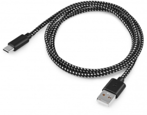  Buro Braided USB A(m)-USB Type-C (m) 1 (BHP RET TYPEC1)