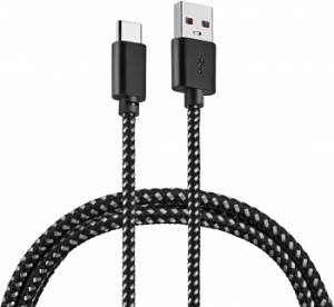  Buro Braided USB A(m)-USB Type-C (m) 1 (BHP RET TYPEC1)