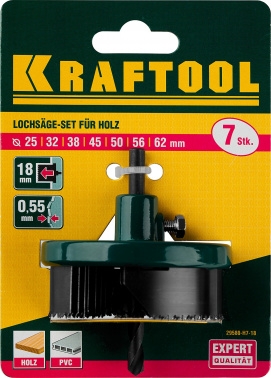      KRAFTOOL 7(25-62/18): 25-32-38-45-50-56-6218 