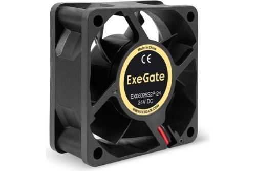  24 DC ExeGate EX06025S2P-24 (60x60x25 , Sleeve bearing ( ), 2pin, 5