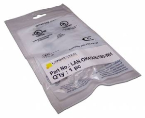  Keystone, RJ45, .6, UTP, 180 ,  , 