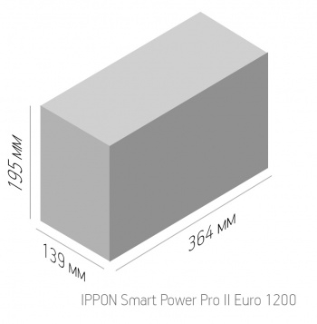    Ippon Smart Power Pro II Euro 1200 720 1200 
