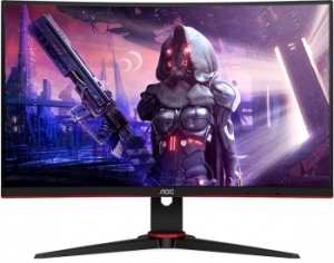  23,6 AOC C24G2AE VA Curved 1920x1080 165 16:9 1ms VGA 2*HDMI DP 3000:1 80M:1 178/178 250