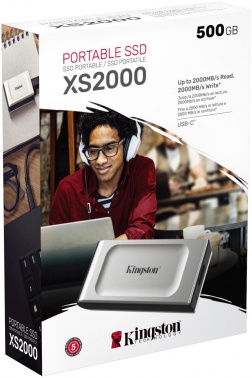    Kingston 500GB Portable SSD XS2000